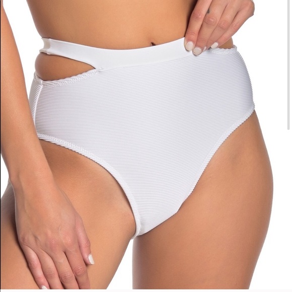 NWOT Ribbed coco high waisted bottom - Picture 2 of 7